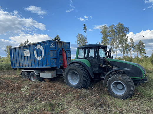 Valtra T170 + multilift haagis